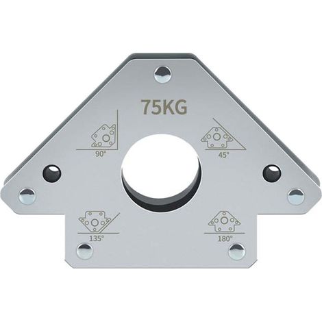 Outil de soudure magnétique 75kg support d'angle droit et oblique 45° 90° 135° 180° fixateur multi-angle pour tubes montage chariot et soudure