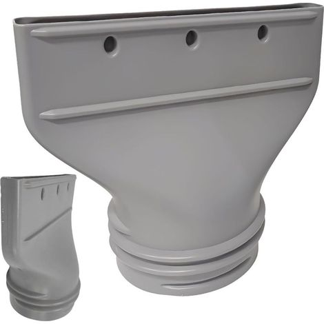 Tuyau Climatiseur Mobile Adaptateur Clim Fenetre, Adaptateur Tuyau Climatiseur Mobile Raccord Plat, De D'échappement Pour Climatisation - 130/150mm, Pour D'échappement Installation Rapide Et Solide (1/5)