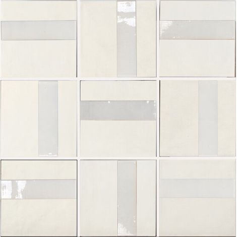 Carrelage effet argile DUST DECOR 15x15cm Crème - Sable - boîte de 0.50 m2 DECOR 15x15 cm f0ede4 - - boîte de 0.59 m2