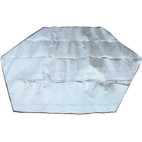 Tapis de sol hexagonal en film aluminium, imperméable et résistant à l'humidité - L 240240CM- (1/5)