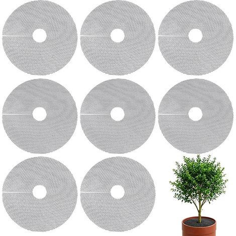 8pcs Grilles de Pots de Fleurs 40cm Protections de Sol Coupeuses Protections Anti-Fouisseurs Animaux Creuser Bouchon pour la Protection des Plantes de Jardin (1/5)