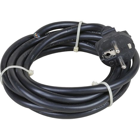 Cordon 3x1.5 mm² - 5 m - noir - Eur'Ohm