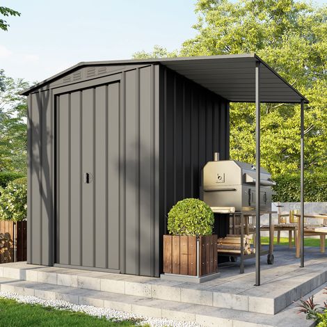 Globel Industries Gerätehaus "Gartenmanager Dream 65", anthrazit, 2,83 m², inkl.Schleppdach (1/3)