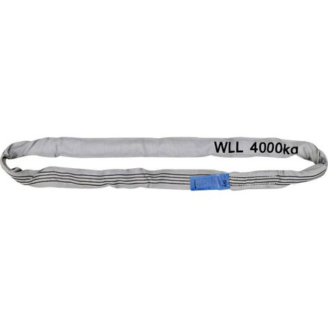 Petex 47204218 Imbracatura ad anello Carico di lavoro (WLL)=4 t Grigio EN 1492-2 DIN 1492-2