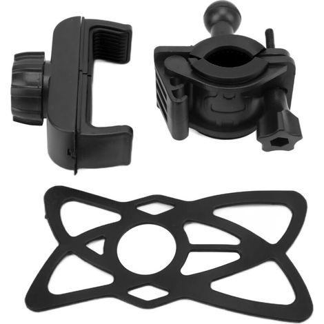 Support téléphone vélo moto, support GPS anti-chute pour cyclisme et randonnée (Noir)