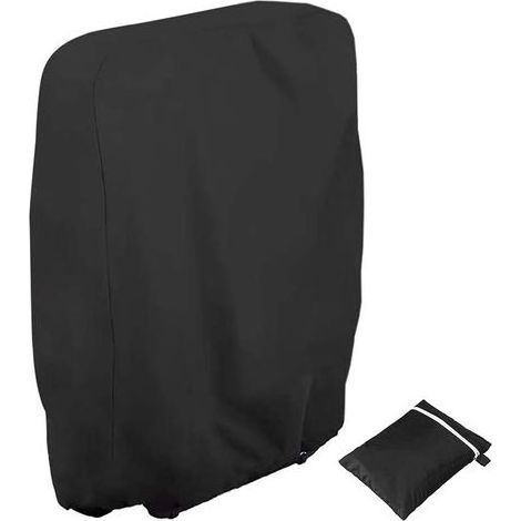 Housse de Protection pour Chaise Longue Pliante, Housse de Rangement 210D Oxford pour Fauteuil Relax, imperméable, Anti-UV, protège Contre Les dommages dus à la Corrosion(W 71 × H 110 cm) (1/5)