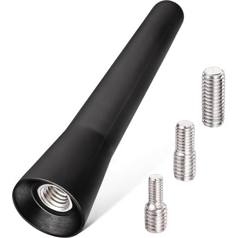 Antenne Voiture Courte, Mini Antenne Voiture 6,5 cm FM Dab Universelle pour Tous Véhicules Radio AM FM Dab Puissante Étanche Anti-Rouille Adaptateurs M4 M5 M6 Inclus Installation Facile Signal Stable (1/5)