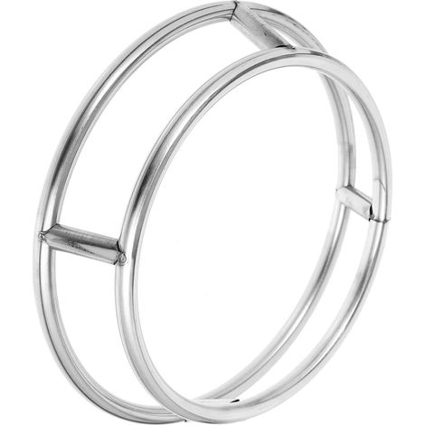 Edelstahl Pfannenständer mit Wärmeschutz Wok Halter für Herd