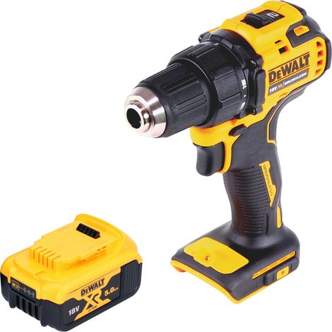 Trapano avvitatore a batteria DeWalt DCD 708 N 18 V 65 Nm Brushless + 1x batteria 5,0 Ah - senza caricabatteria