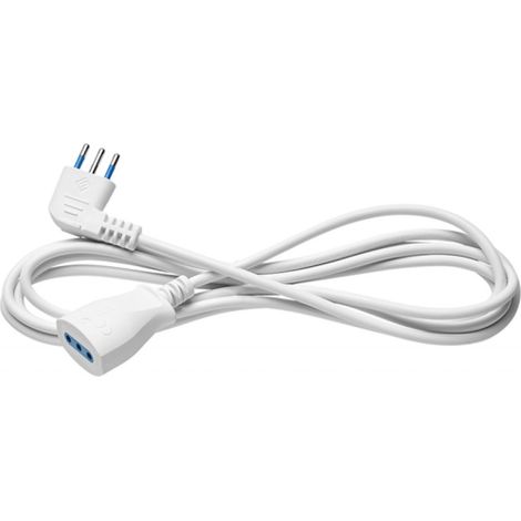 PROLUNGA ELETTRICA 5MT SEZ. 3X0,75 BIANCO MAURER 10A - CF. IN BLISTER