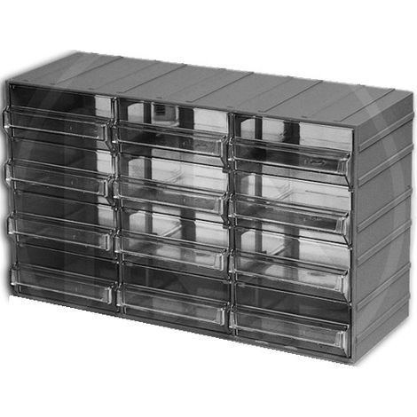 CASSETTIERA PLASTICA MAURER 12 POSTI- ORGANIZER PORTAMINUTERIA