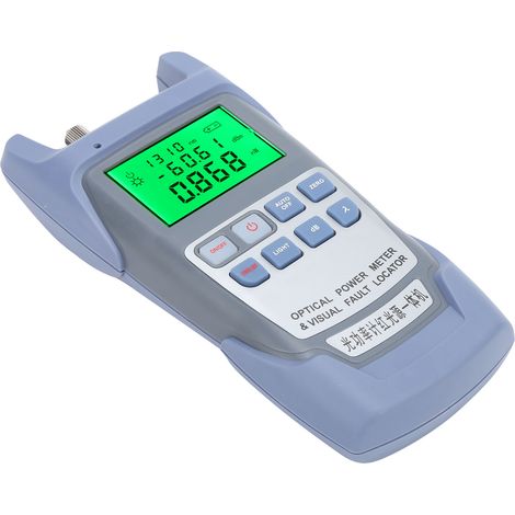 Wattmètre optique DXP-50D, wattmètre portable à atténuation de lumière rouge pour fibres optiques, 5 km, 1 MW (1/5)