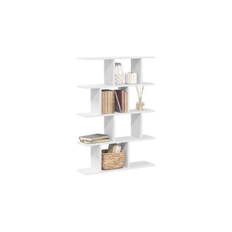 Étagère cube murale 12 compartiments blanc bois d'ingénierie (1/5)