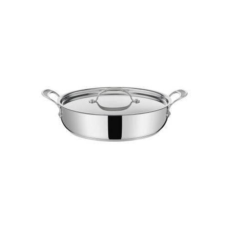 Tefal E30690 Cacerola clásica Jamie Oliver de 30 cm  Revestimiento antiadherente  Seguridad  Indicador de calor  Mango de silicona remachado 