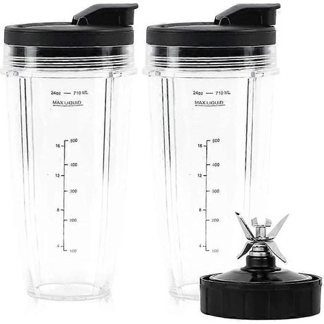 Replacement Blender Cups, for Ninja BN801-24 Oz Bullet Cups (1/5)