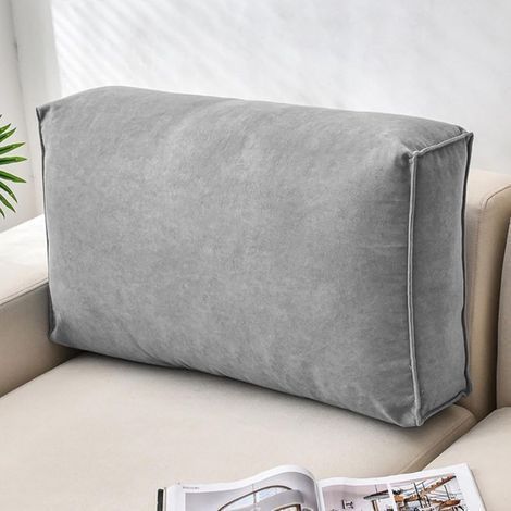 Coussin Dossier Canapé Coussin Tete De Lit Coussin De Lecture pour Lit Confortable Coussin Lombaire Oreiller Ergonomique Dossier De Lit Lavable,6-70x45x12cm (1/5)