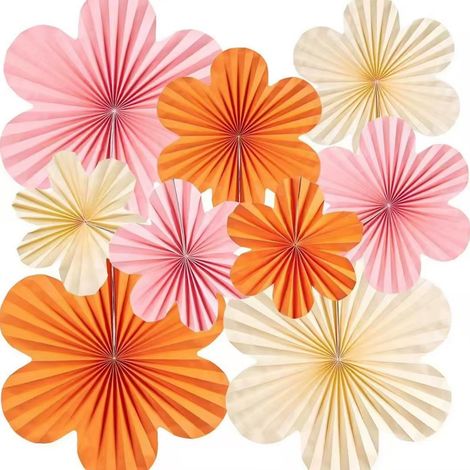pièces de décoration murale florale multicolore (1/5)