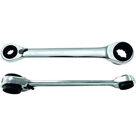 BGS Clé à cliquet 4-en-1 acier chrome-vanadium durable (1/7)