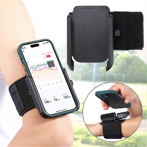 Handyhalterung für Arm/Handgelenk für 4,0–7,0 Zoll große Mobiltelefone – Verstellbarer Gurt, freihändige Handyhalterung zum Laufen, Radfahren und für Outdoor-Aktivitäten