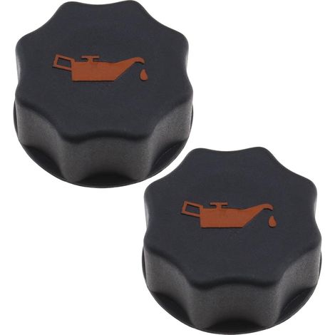 2pcs Car Engine Oil Filler Cap 500301568 Compatible with Ducato Boxer Relay Daily Plastic Car Replacement Parts 58x25mm, Black (1/5)