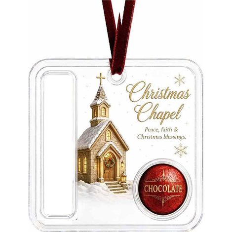 Porte-monnaie de Noël en acrylique bonhomme de neige, ornement suspendu, pendentif pour ranger les billets roulés, décoration pour sapin de Noël (1/5)