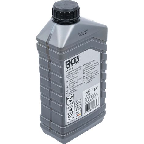 Bgs Technic – Huile hydraulique minérale 1L – Excellente protection contre l'usure – Comportement viscosité/température optimal – 71036 (1/3)