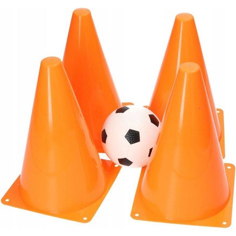 Set di allenamento con 4 coni + palla Gazelo G081219 (1/3)