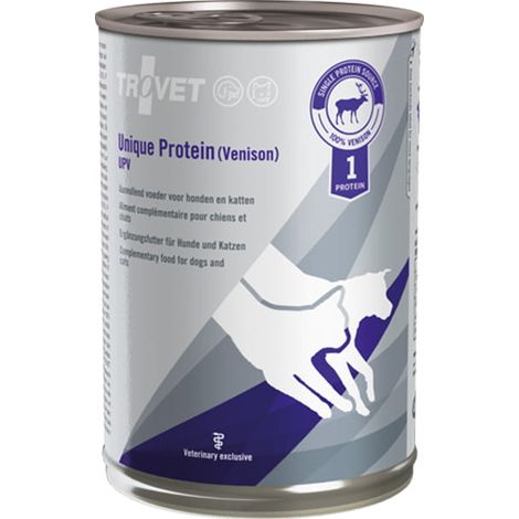 Trovet Cane/Gatto Proteine Uniche UPV Cervo lattina da 400 g