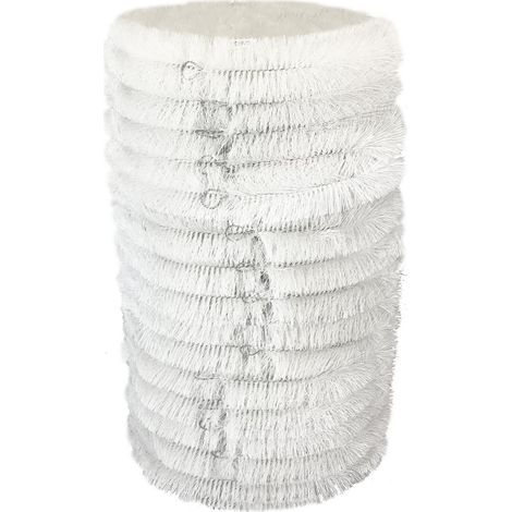 60m White Gutter Brush Leaf & Moss Guard (1/5)