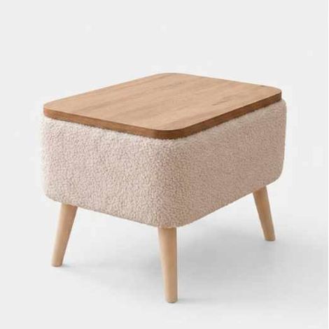 Beistelltisch aus Holz "Nora" – 60 x 45 x 30 cm – Braun (1/5)
