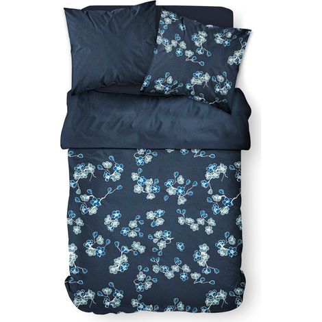 Parure de couette réversible 100% coton 57 fils 240x220 STRICTO (1/5)