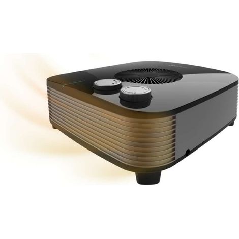 Cecotec Calefactor Eléctrico Termoventilador ReadyWarm 2060 Max Horizon Black. 2000W, 2 Niveles de Potencia, Bajo Consumo (1/5)