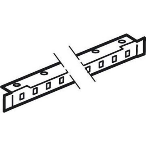 Jeu de 2 traverses réglables pour armoire XL34000 longueur 600mm (020552)