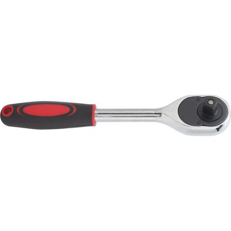 Clé à cliquet 1/2 pouce 24 dents outil de réparation pour électricien rouge noir (1/5)