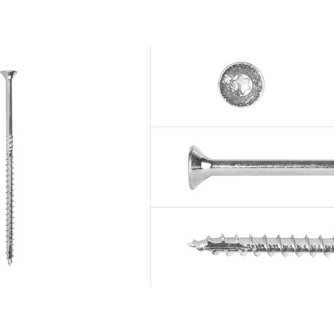Vis pour panneaux d'aggloméré Galvanisé 5 x 110 mm Torx 25