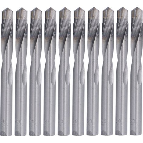 Lot de 10 fraises en carbure de tungstène, haute dureté, résistantes à l'usure, pour défonceuses CNC, usage intensif (1/5)