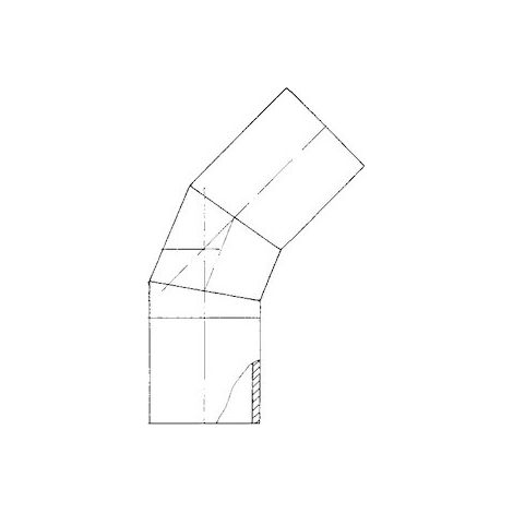 GF Bogen 45° PE100 geschweisst d 180 SDR17.6