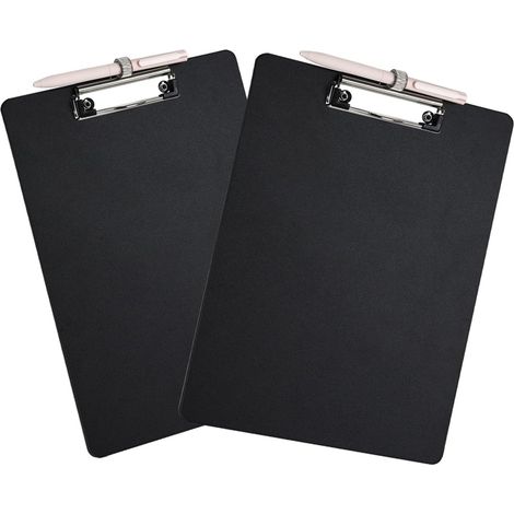 A4 Clipboard with Pen Holder, A4 Document Holder (Pack of 2) (1/5)