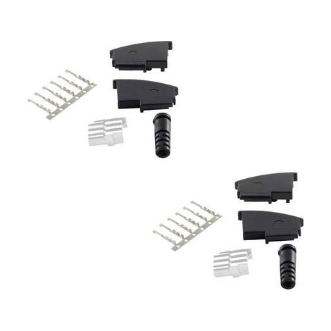 2 fiches mâles N de téléphone Shiverpeaks BASIC-S, non montées, kit mâle, coudé noir Shiverpeaks Contenu: 2 pc(s) S482282 (1/2)