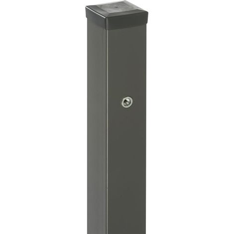Polbram Torpfosten 70 x 70 (200cm) Abstand 76 cm passend nur für LEAN 120  verzinkt anthrazit