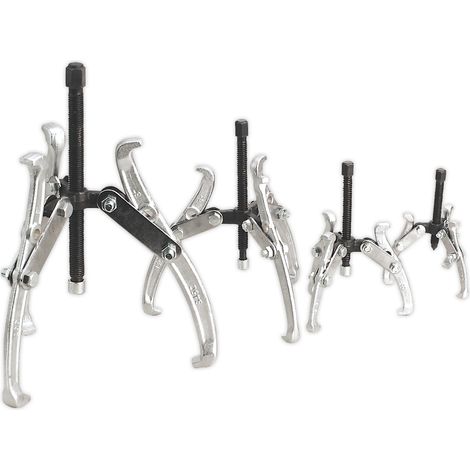 Sealey Gear Reversible Puller Set 4pc Triple Leg AK79