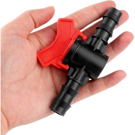 Robinets À Boisseau Sphérique - POM - Pour Irrigation Goutte À Goutte - Lot De 2 (1/4)