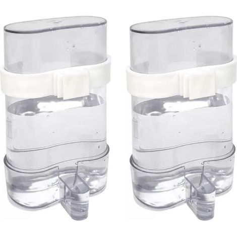 2 Abreuvoir Automatique,Oiseau,PP,Cage,Perruche,Calopsitte,Accessoire (1/5)