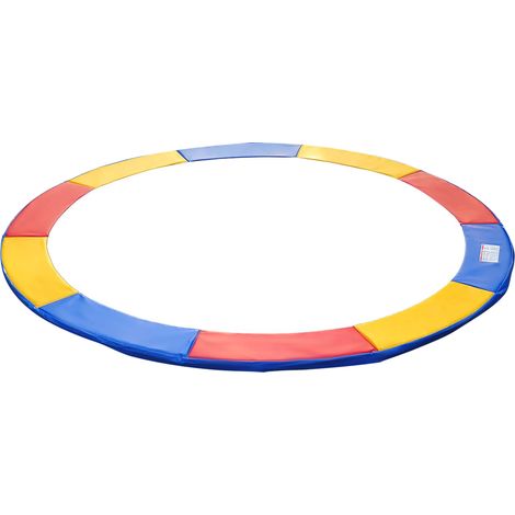 Trampolin-Zubehör-Set mit Sicherheitsnetz, Randabdeckung Ø 244 cm, Wetterplane und Leiter, passend für 8–15 ft