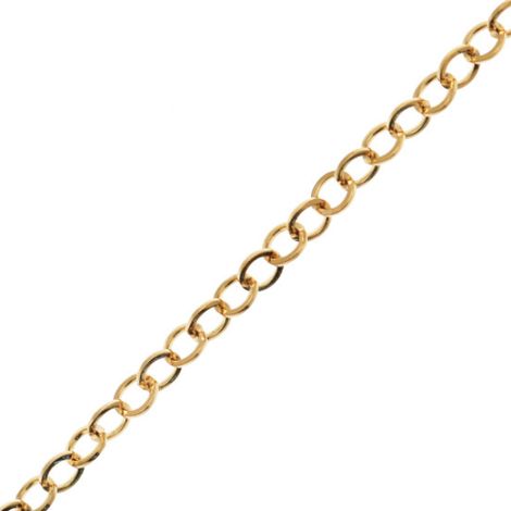 Masidef cadena 16x7x2mm acero latonado vendido por metro - dy2700212