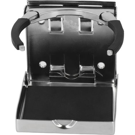 Support Gobelet Pliable en Acier Inoxydable Fixation pour Bateau Yacht Voiture (1/5)