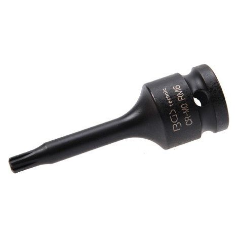 BGS Kraft-Bit-Einsatz Antrieb Innenvierkant 12,5 mm (1/2&quot) Keil-Profil (für RIBE) M6 - 5483-M6