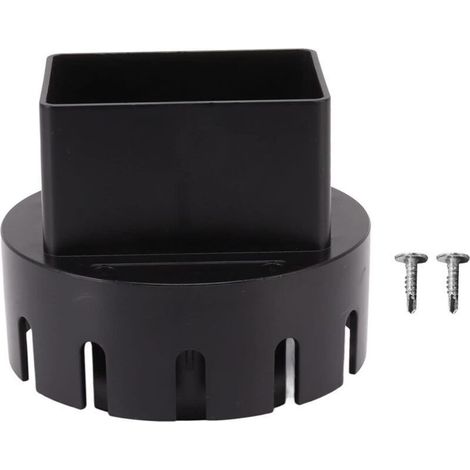 Adaptateur Flexible pour Gouttière - Raccord Universel PVC pour Tuyau de Descente-Crezuo (1/4)