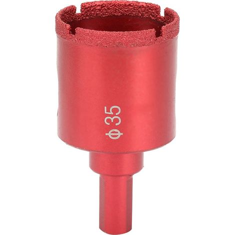Trépan diamant brasé pour perçage marbre, béton, carrelage, verre et pierre (35mm) (1/5)