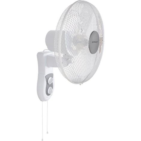 Wandventilator orbegozo wf 0139 - 50w - 40cm Flügel - 3 Geschwindigkeiten - Zeitschaltuhr - mehrfach verstellbarer oszillierender Kopf - Sicherheitsgitter - Sicherheitsgitter -